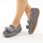 UGG Dames ® Dakota Bow Pom Pantoffels Vervaagd Paars