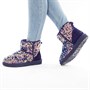 UGG Bottines ® Classic Mini Stellar Sequin Femme Violet Foncé