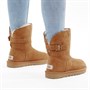 UGG Damen ® Chantel Side Buckle Stiefeletten Kastanienbraun