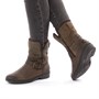 UGG Bottes de Mode ® Sim Femme Marron Foncé
