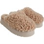 UGG® Womens Maxi Curly Platform Slippers Sand