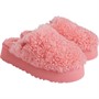UGG® Womens Maxi Curly Platform Slippers Pink Jasmine