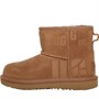 UGG® Infant Girls Classic Mini Scatter Graphic Classic Boots Chestnut