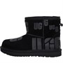 UGG® Girls Classic Mini Scatter Graphic Classic Boots Black