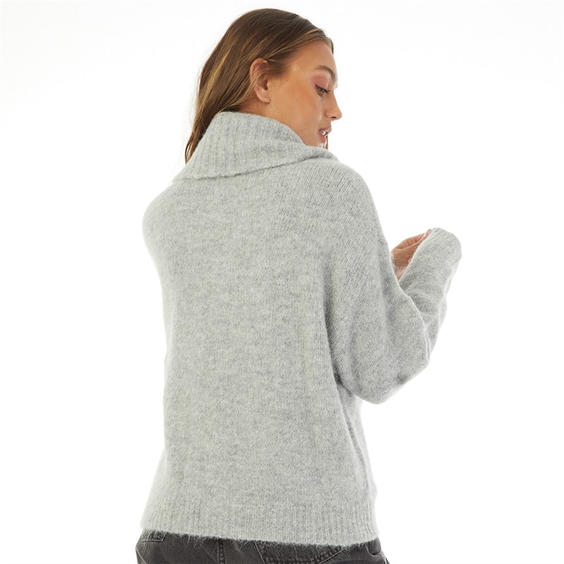 UGG® Womens Lylah Roll Neck Jumper Grey Heather