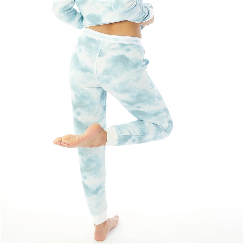 UGG® Womens Cathy Print Joggers Blue Tie Dye