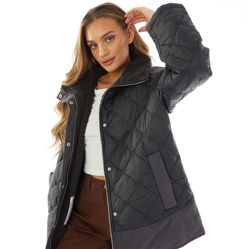 UGG® Womens Kaylynn Quilted Jacket Ink