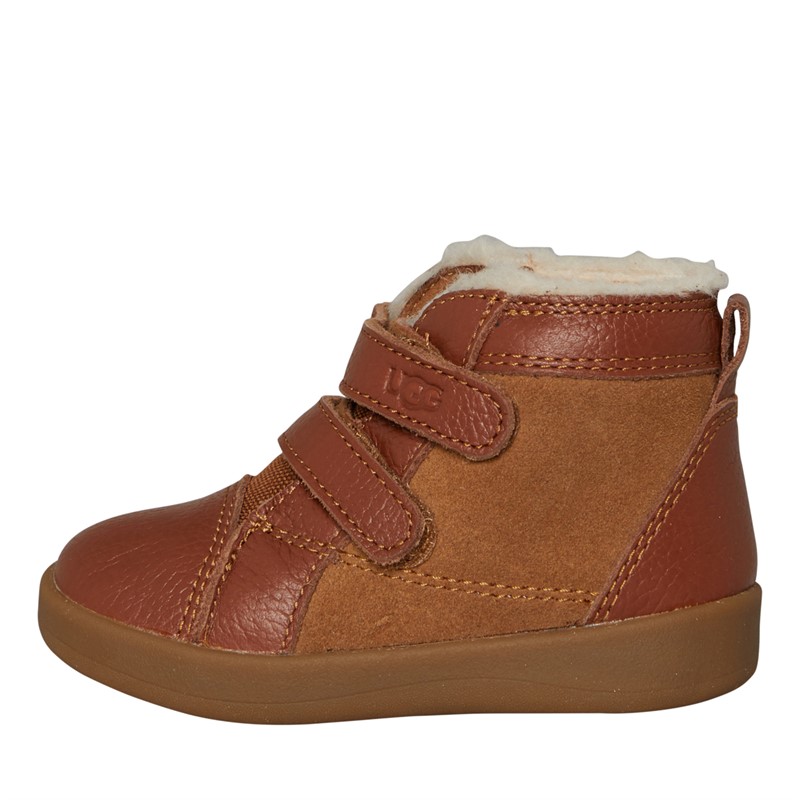 UGG® Infant Girls Rennon II Boots Chestnut