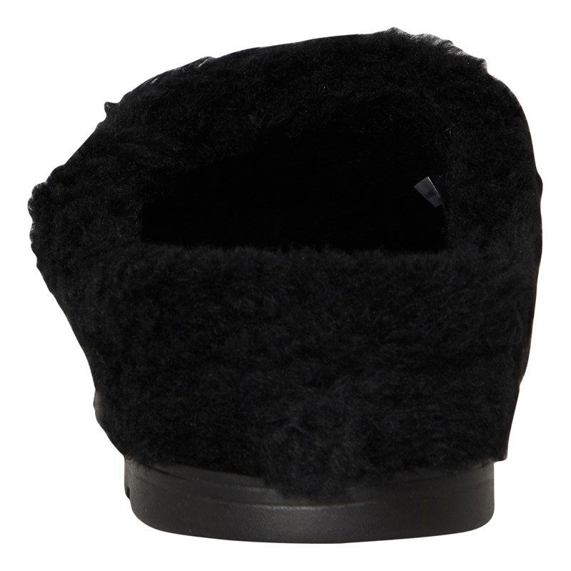 UGG® Mens Fluff Off Slippers Black