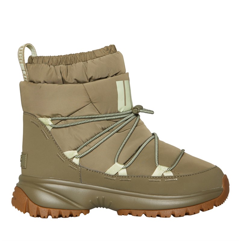 UGG® Womens Yose Puffer Mid Boots Burnt Olive