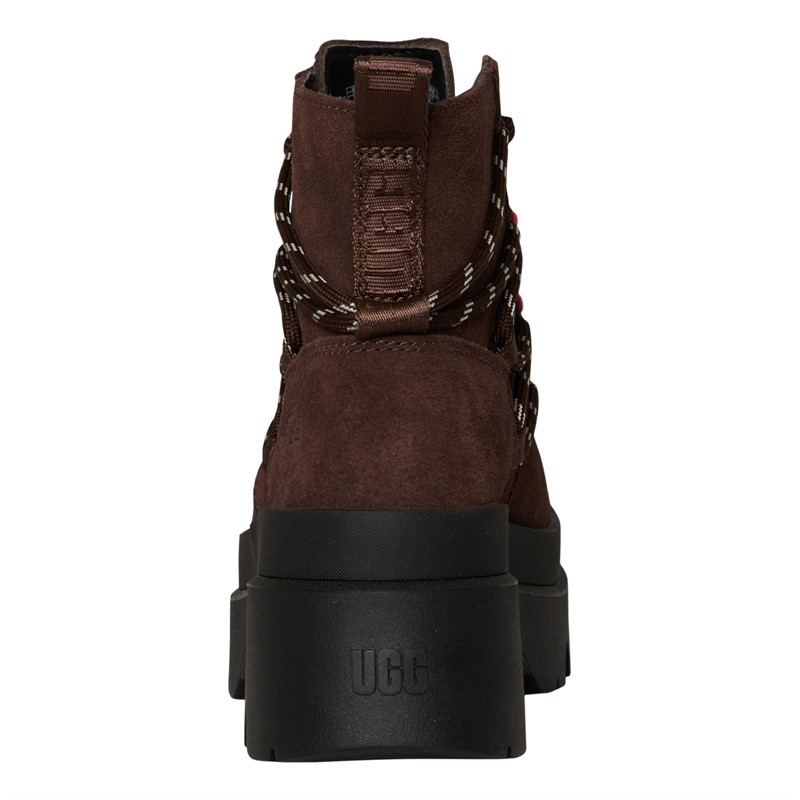 UGG® Womens Brisbane Lace Up Boots Burnt Cedar