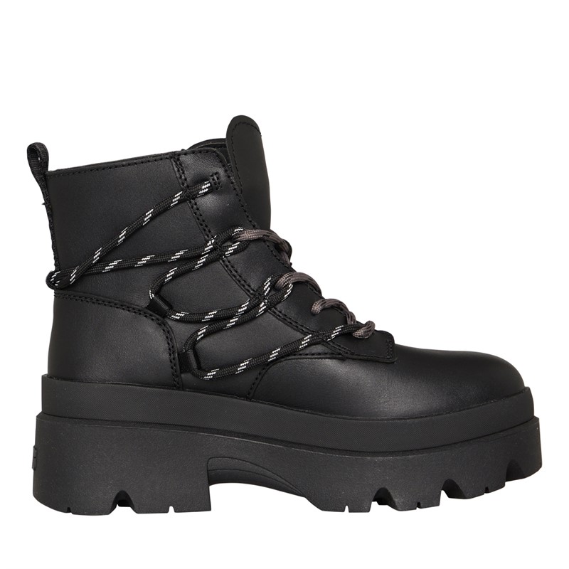 UGG® Womens Brisbane Lace Up Boots Black