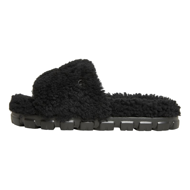 UGG® Womens Cozetta Curly Slippers Black