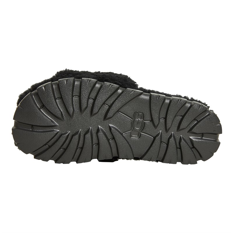 UGG® Womens Cozetta Curly Slippers Black