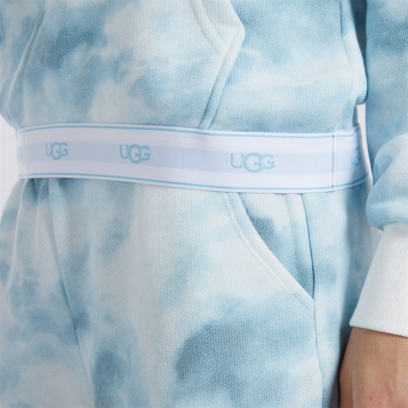 UGG® Womens Lawna Print Hoodie Blue Tie Dye