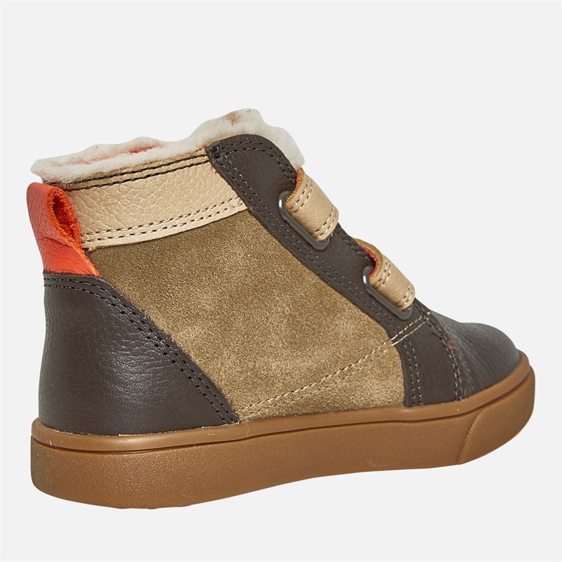 UGG® Infant Rennon II Double Strap Shoes Antilope/Mustard Seed/Warm Red