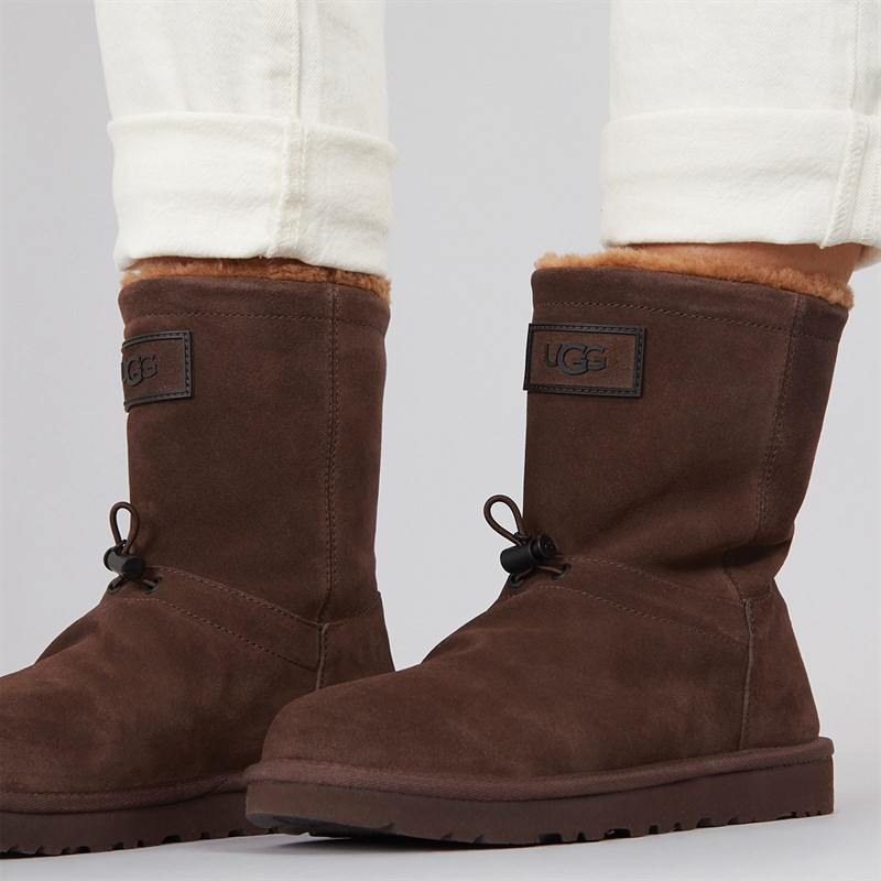 UGG® Womens Classic Short Toggler Boots Burnt Cedar