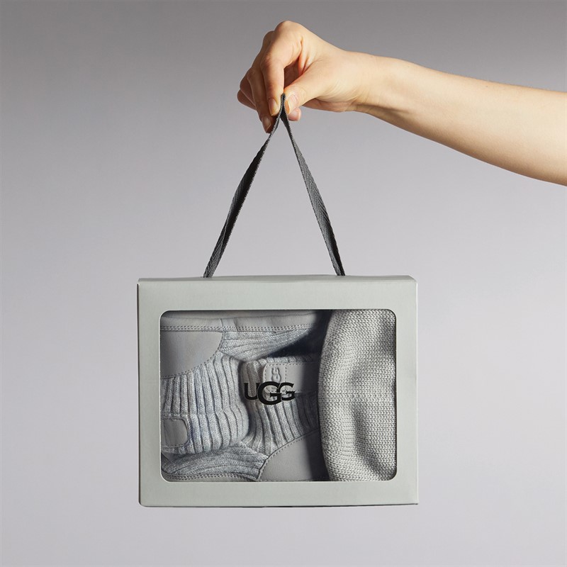 UGG® Infant Skylar And UGG® Beanie Set Grey