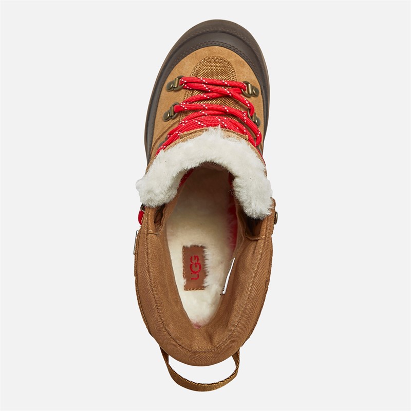 UGG® Womens Brecken Lace Boots Chestnut