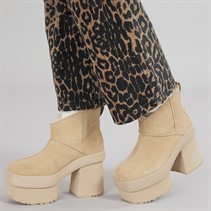UGG® Womens New Height Platform Mini Boots Mustard Seed