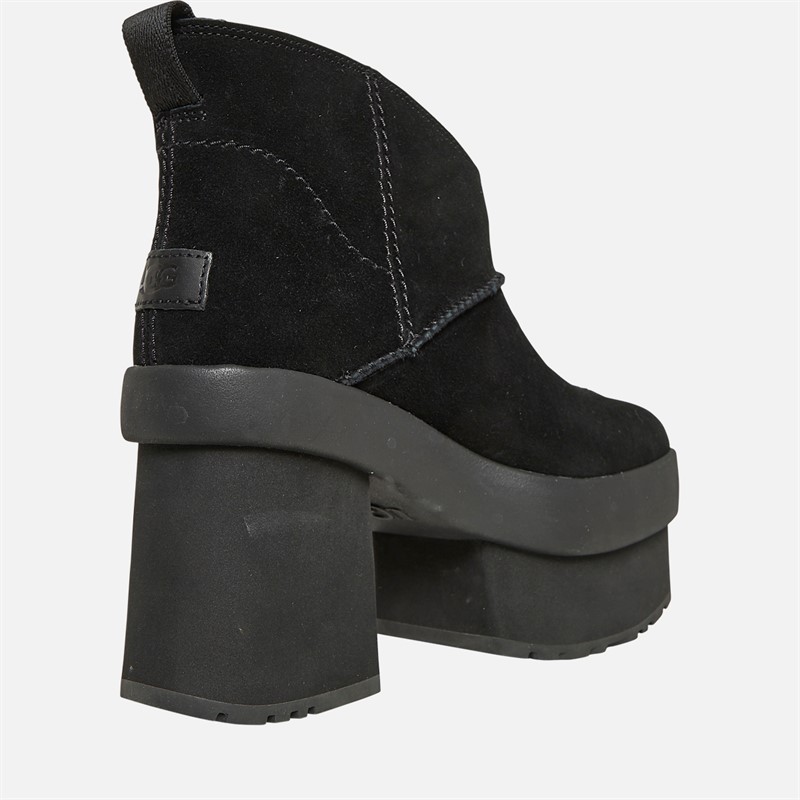 UGG® Womens New Height Platform Mini Boots Black