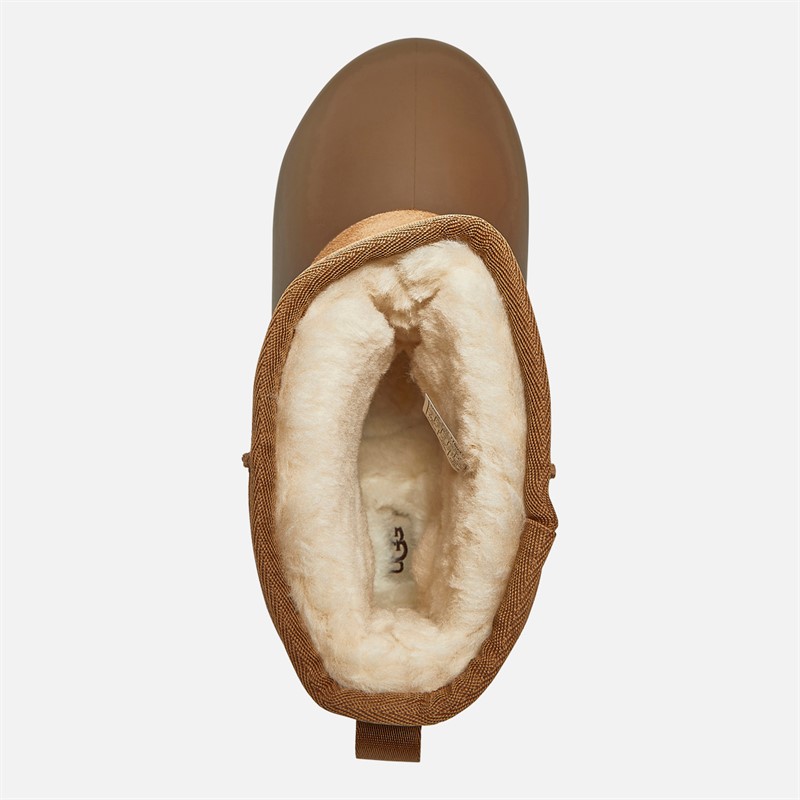 UGG® Womens Classic Mini Pumped Molded Boots Chestnut