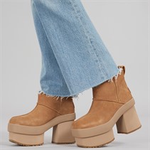 UGG® Womens New Height Platform Mini Boots Chestnut