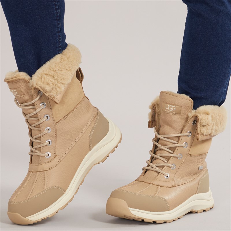 UGG Womens Adirondack III Boots Mustard Seed - Size 3