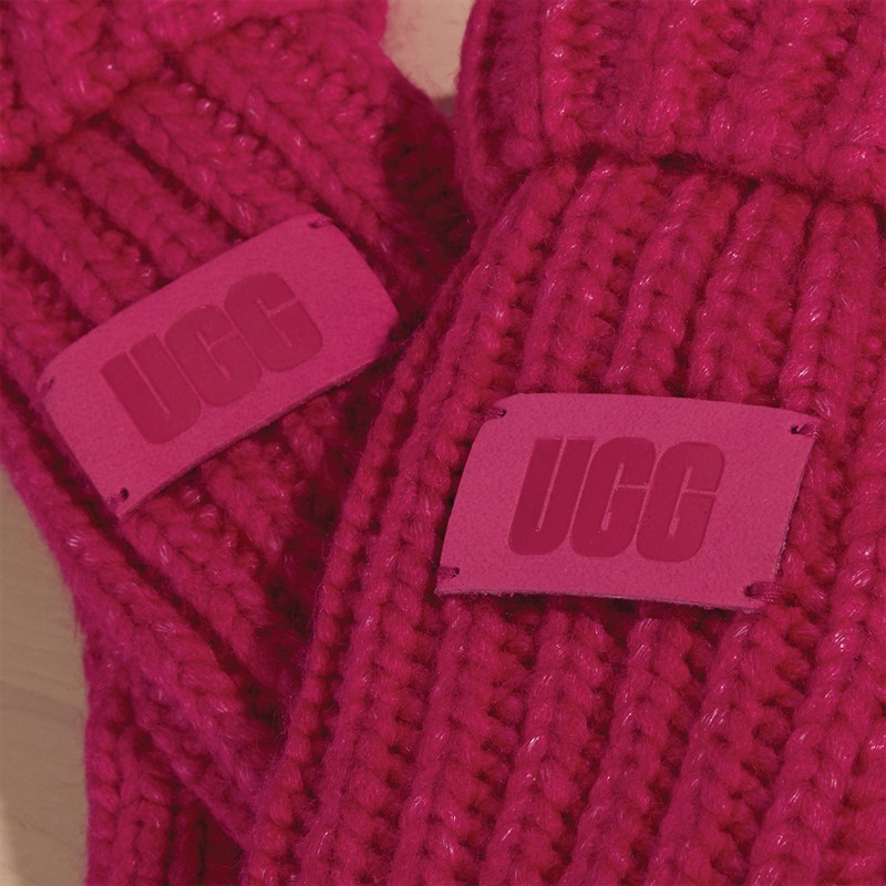 UGG® Kids Chunky Mittens Pink