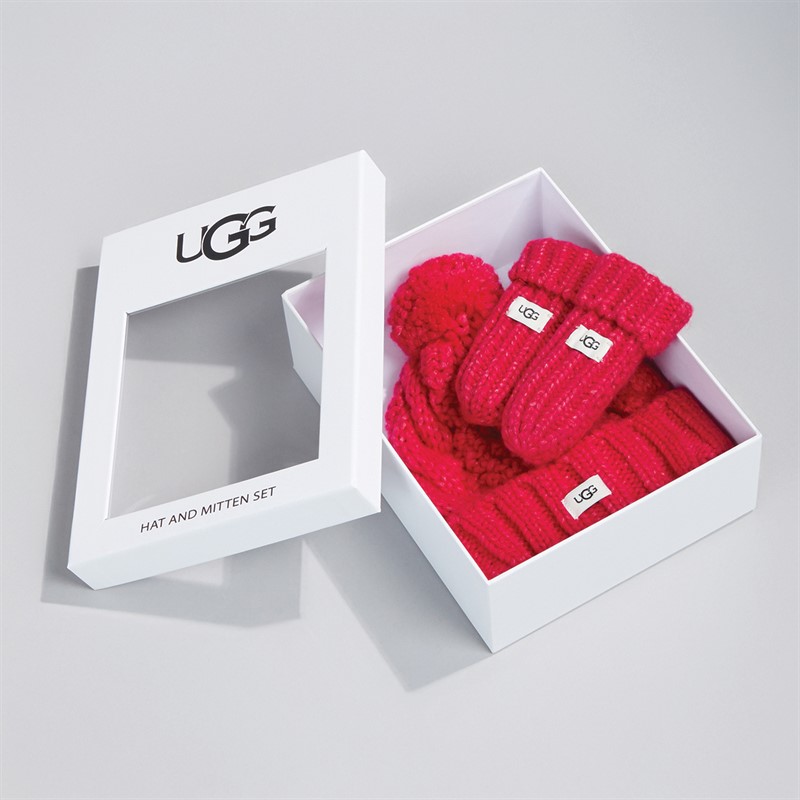 UGG® Girls Knit Set Pink