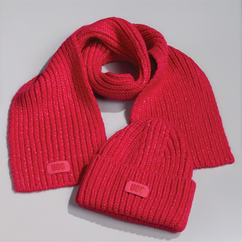 UGG Girls Knit Set Pink - Size OS