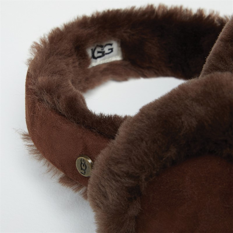 UGG® Womens Sheepskin Earmuffs Brown