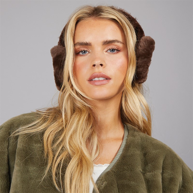 UGG® Womens Sheepskin Earmuffs Brown
