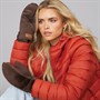 UGG® Womens Sheepskin Mittens Burnt Cedar