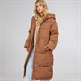 UGG® Womens Keely Long Puffer Coat Dark Chestnut