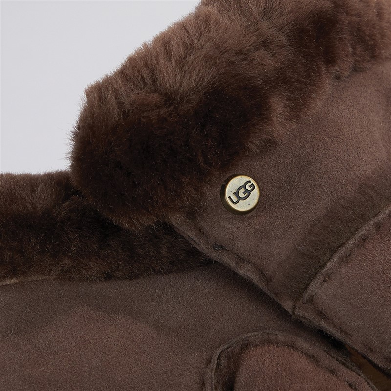 UGG® Womens Sheepskin Gloves Brown