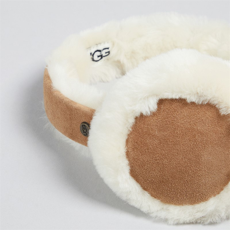 UGG® Womens Sheepskin Earmuffs Chestnut