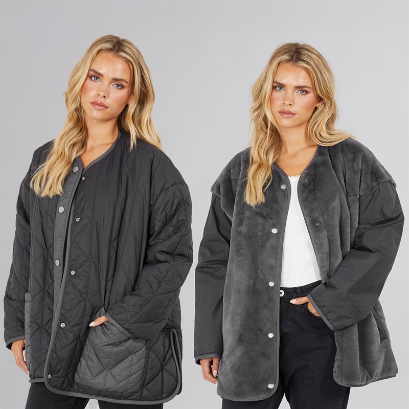 UGG Womens Amilea Quilted Jacket Ink - Size XL