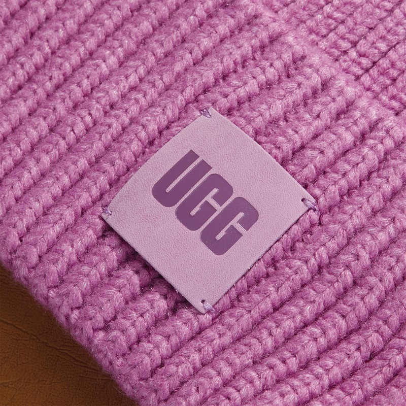 UGG® Womens Chunky Rib Beanie Pink
