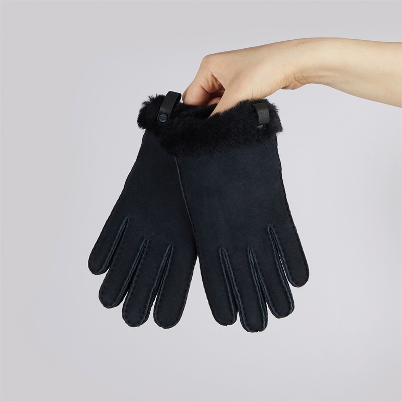 UGG® Womens Shorty Gloves Black