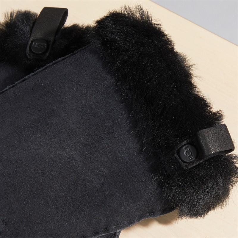 UGG® Womens Shorty Gloves Black