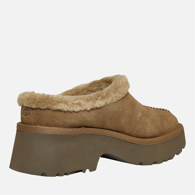 UGG® Womens New Heights Cozy Clogs Hickory