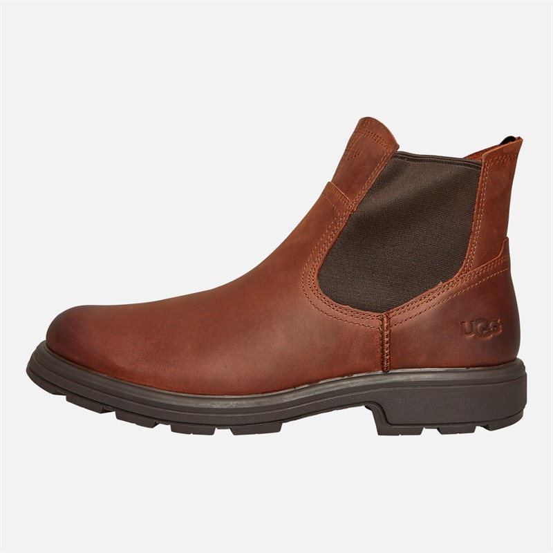 UGG Mens Biltmore Chelsea Boots Cognac - Size 8