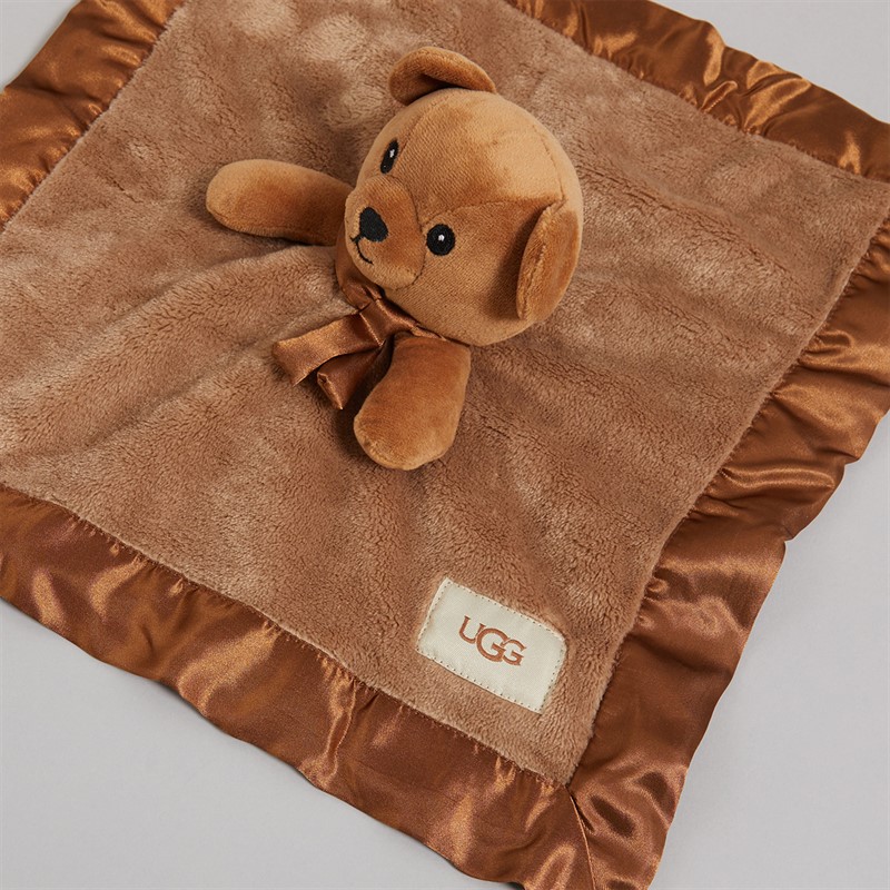 UGG® Infant Bixbie And Lovey Bear Bootie And Blanket Gift Set Chestnut