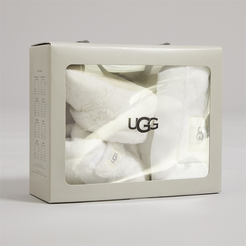 UGG® Infant Bixbie And Lovey Bootie And Blanket Gift Set Vanilla