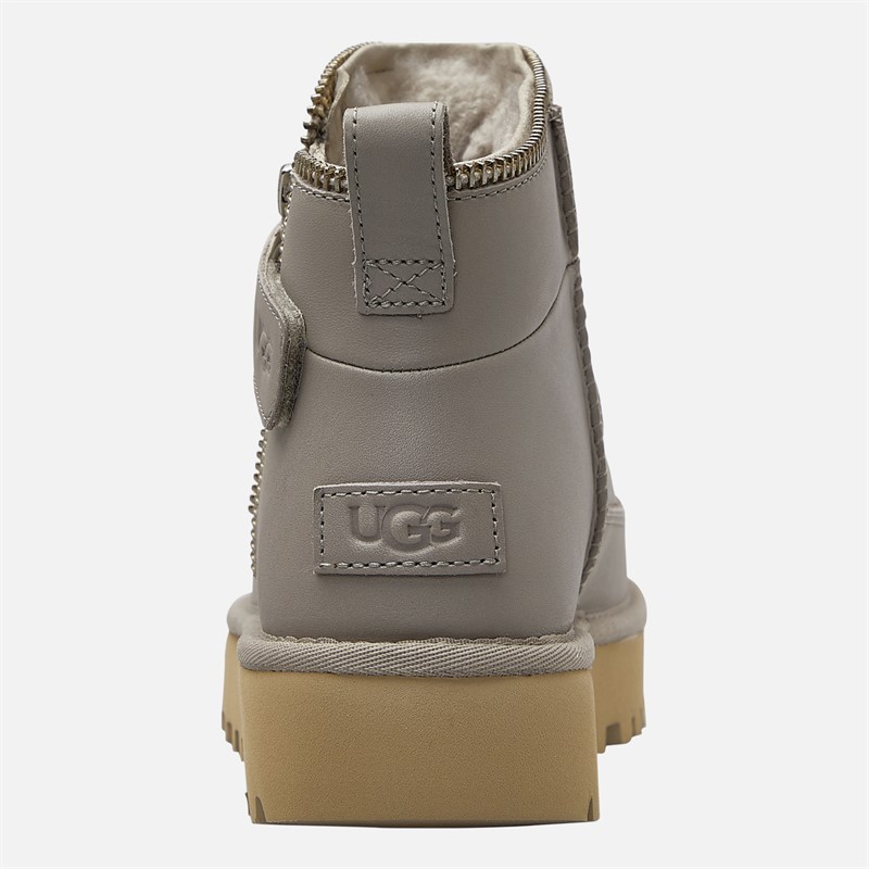 UGG® Womens Classic Mini Moto Boots Pumice