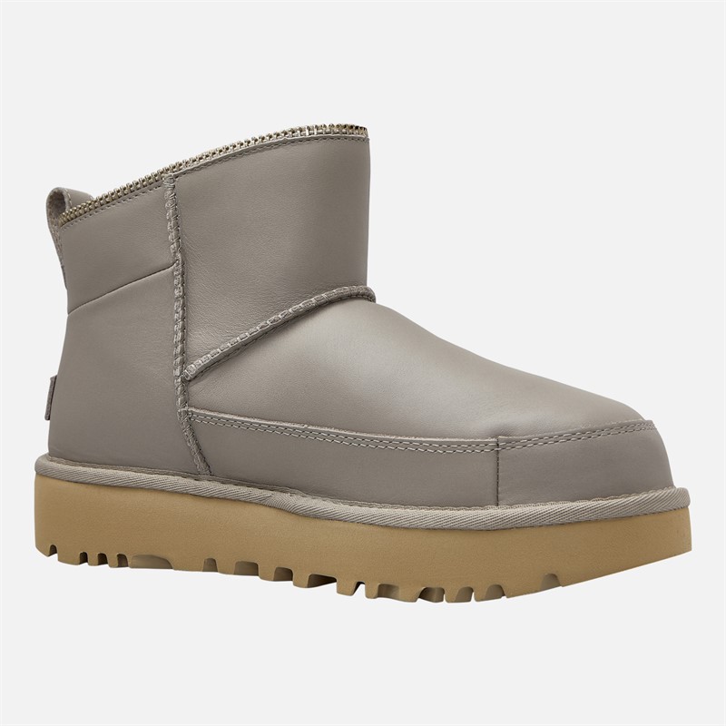 UGG® Womens Classic Mini Moto Boots Pumice