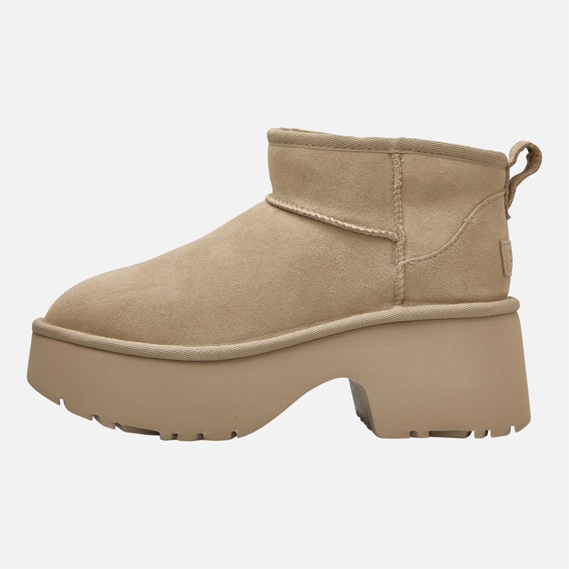 UGG® Womens Classic Ultra Mini New Heights Boots Mustard Seed