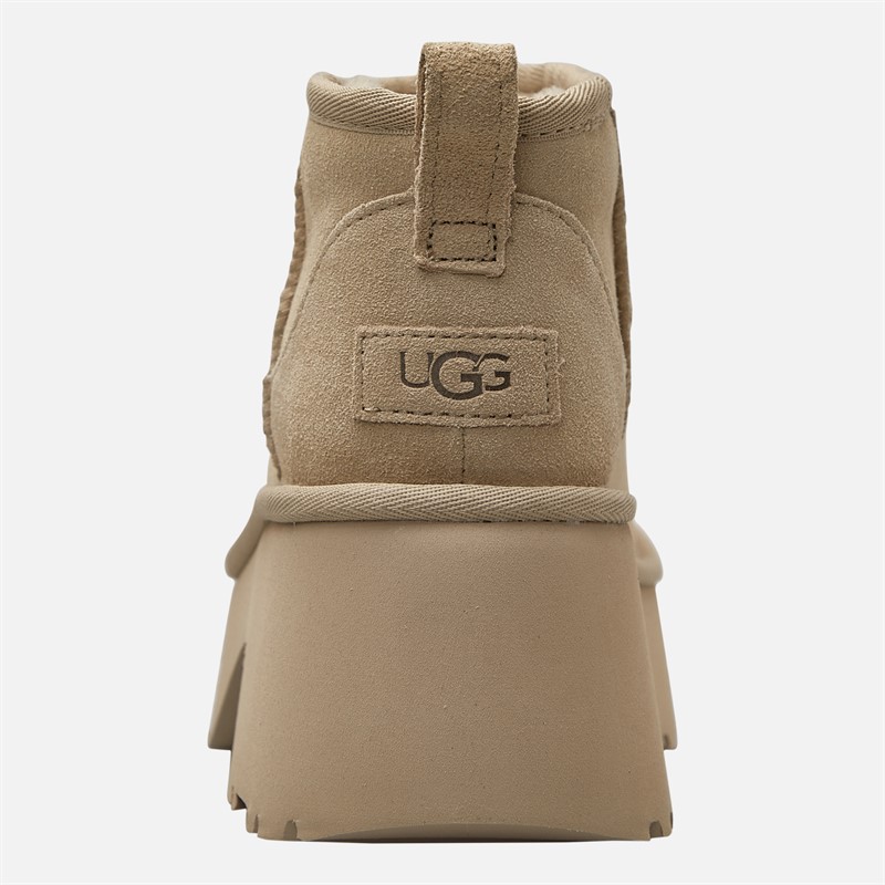 UGG® Womens Classic Ultra Mini New Heights Boots Mustard Seed