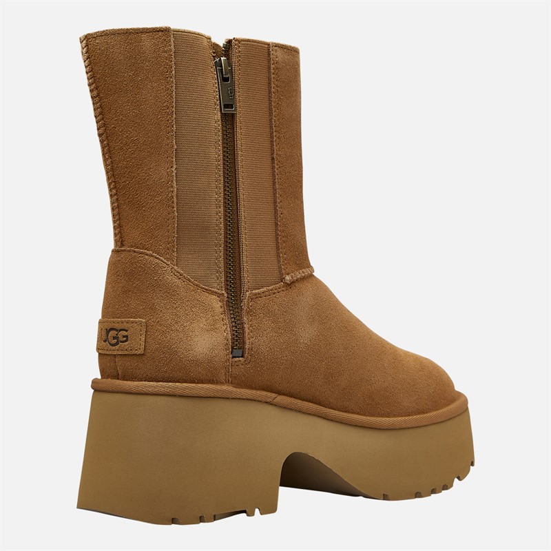 UGG® Womens Classic Twin Seam New Heights Boots Chestnut
